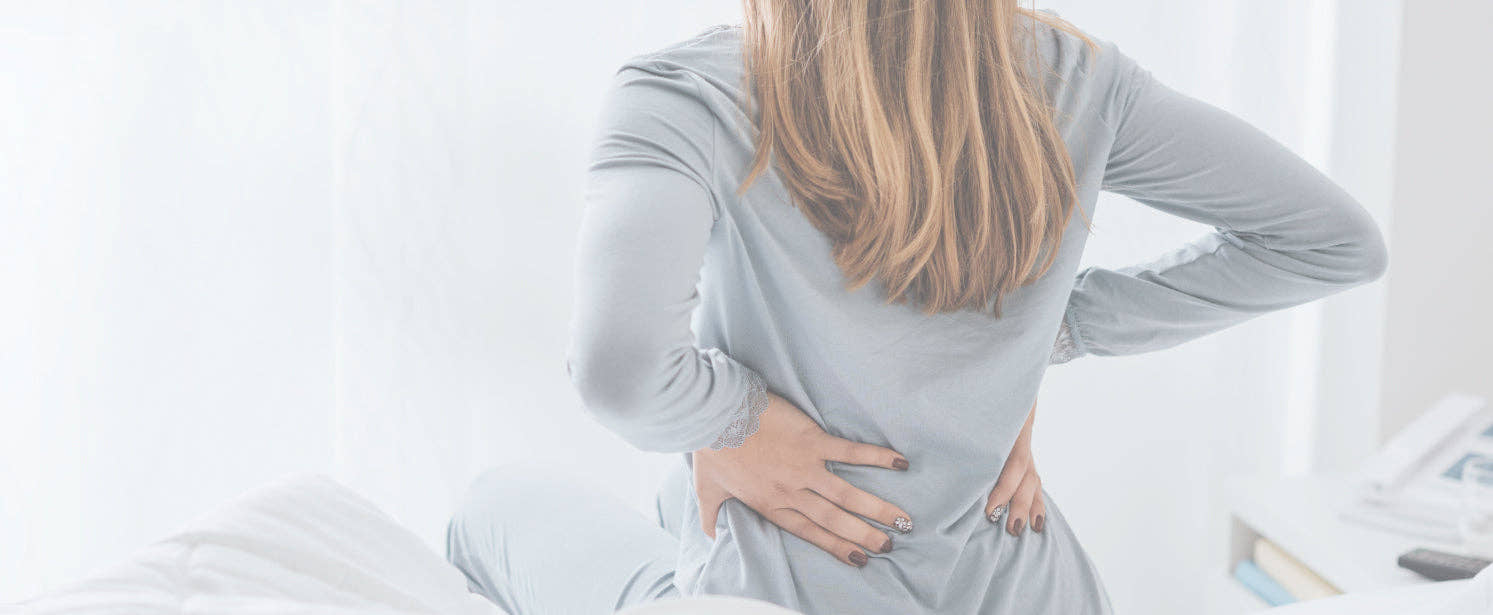 women with back pain