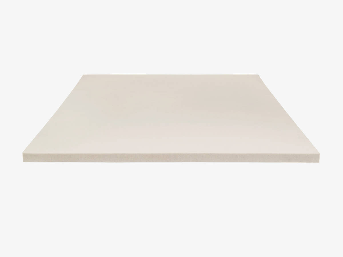 front view no cover  Brooklyn Bedding 4-lb Memory Foam Topper