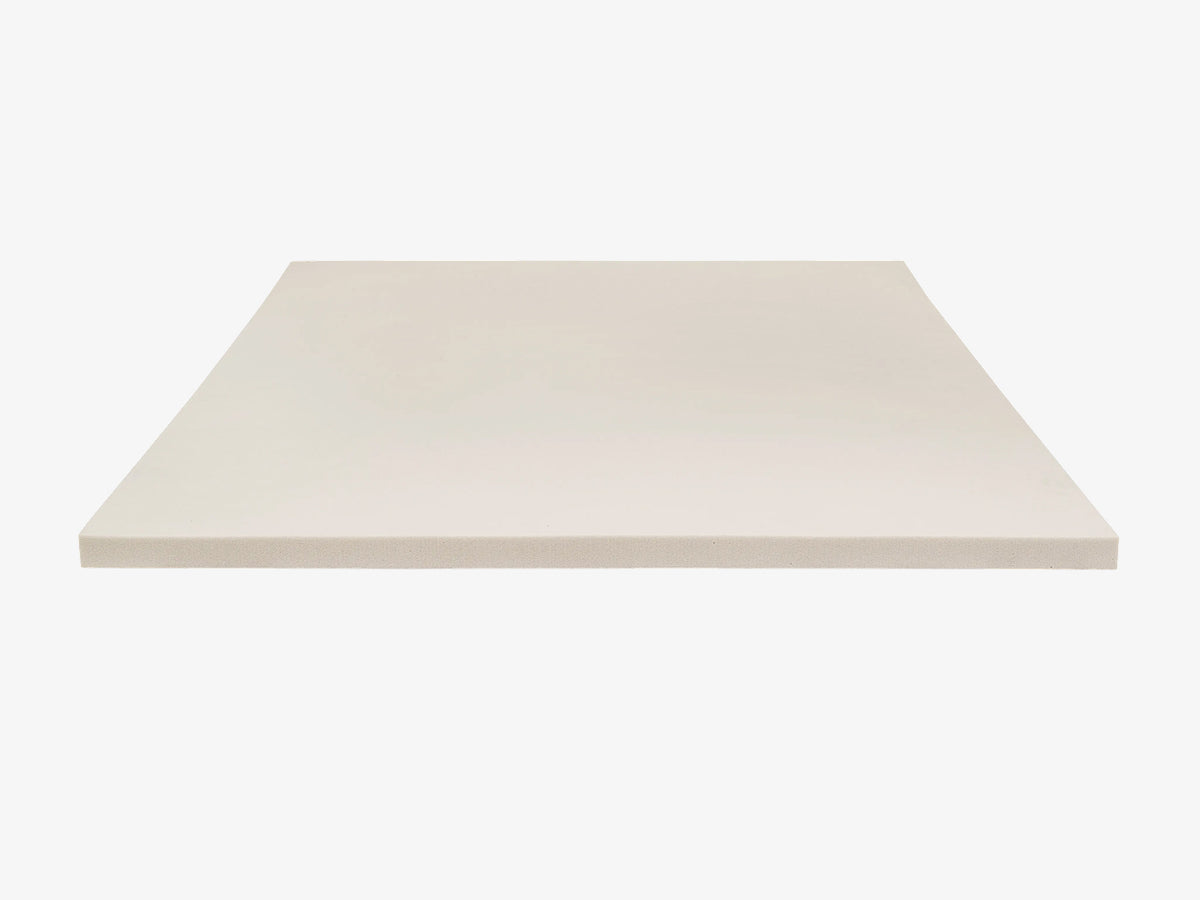 front view no cover  Brooklyn Bedding 4-lb Memory Foam Topper