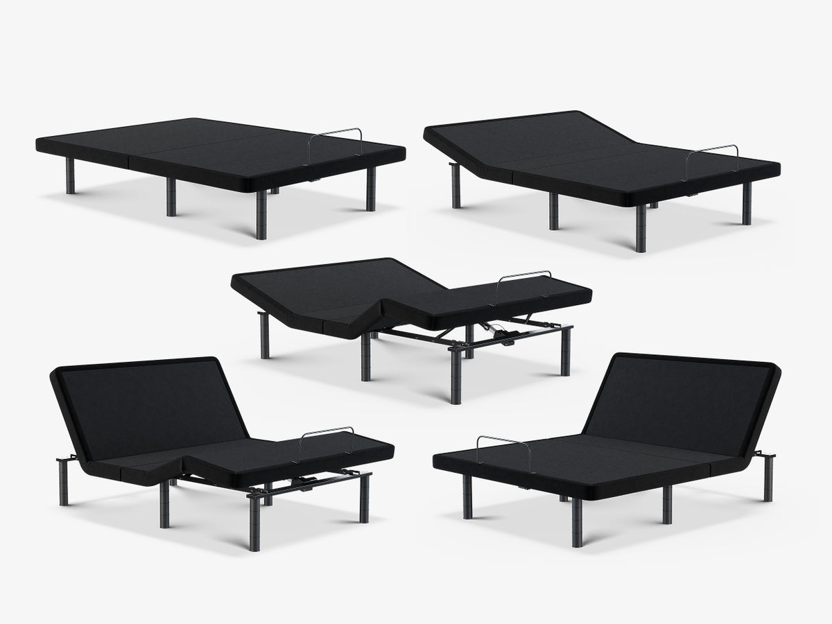 Brooklyn Bedding Ascension® Ultra Adjustable Base variations of positions