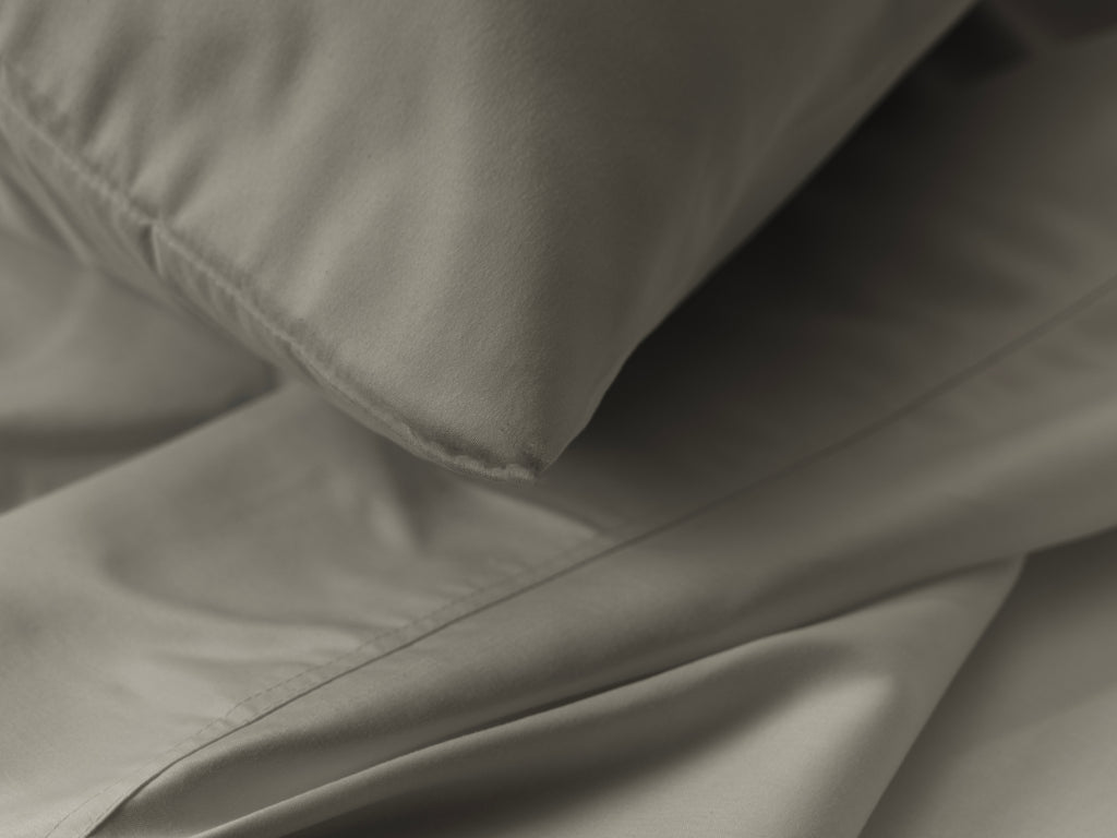 Brooklyn Bedding Deep Pocket Rayon From Bamboo Sheets silver close up