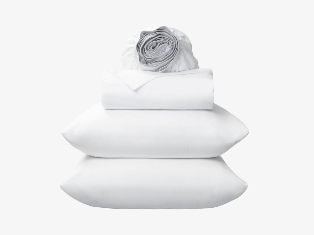 Brooklyn Bedding Deep Pocket Rayon From Bamboo Sheets white styled
