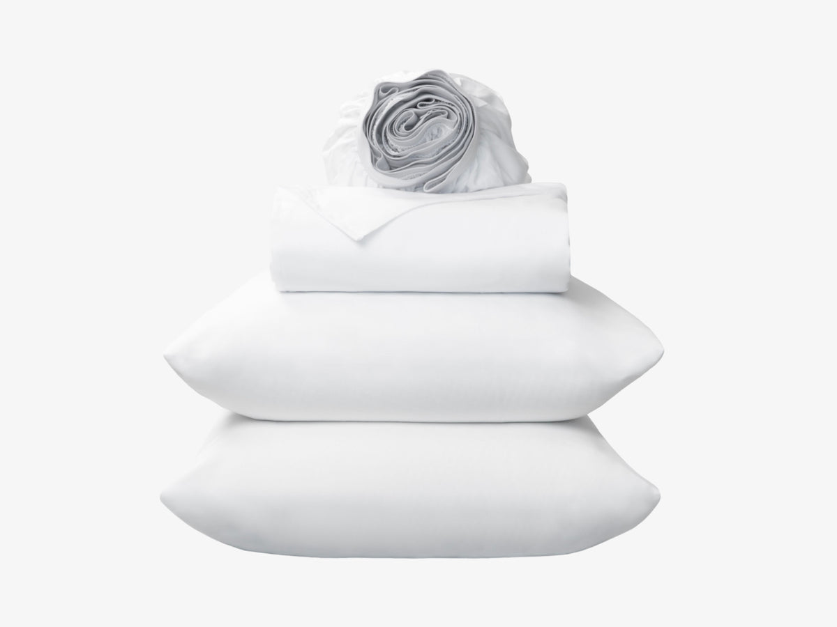 Brooklyn Bedding Deep Pocket Rayon From Bamboo Sheets white styled