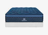 Brooklyn Bedding Ascension® Bi‑Fold Foundation under a Brooklyn Bedding Signature Hybrid