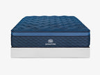 Brooklyn Bedding Ascension® Bi‑Fold Foundation under a Brooklyn Bedding Signature Hybrid