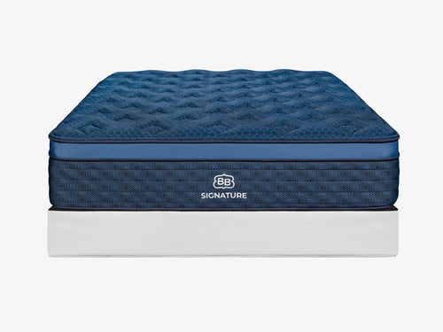 Brooklyn Bedding Ascension® Bi‑Fold Foundation under a Brooklyn Bedding Signature Hybrid