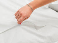 zipper close up of Brooklyn Bedding Cotton Blend Duvet Cover Set
