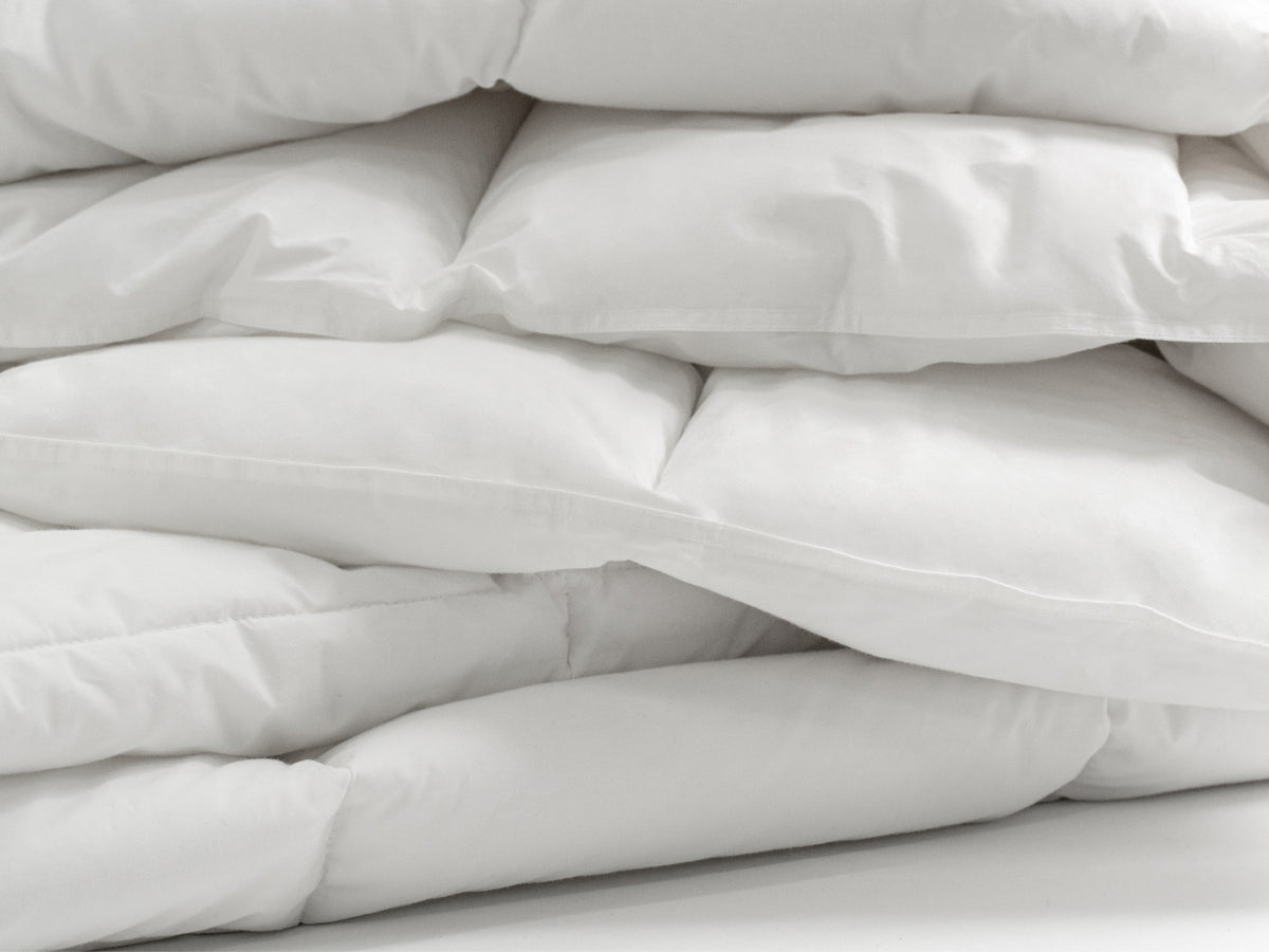 folded layers of Brooklyn Bedding All‑Season Alt‑Down Duvet Insert
