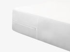 Brooklyn Bedding Mattress Protector close up corner with zipper