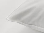 Feather down pillow detail shot