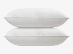Feather down pillow product stacked