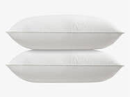 Brooklyn Bedding Feather & Down Comfort Pillows stacked