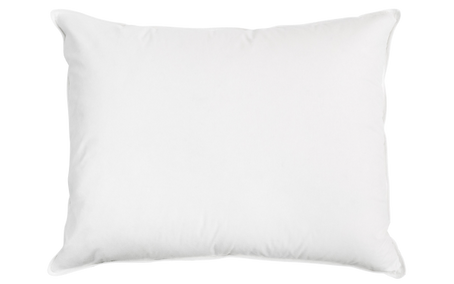 lifestyle bedroom scene with Brooklyn Bedding Feather & Down Comfort Pillow