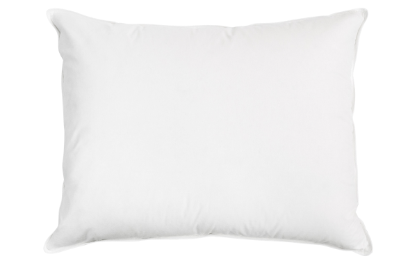 lifestyle bedroom scene with Brooklyn Bedding Feather & Down Comfort Pillow