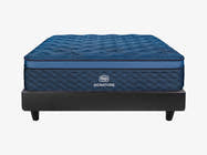 Brooklyn Bedding The Frame with brooklyn bedding's Signature Hybrid Mattress front view