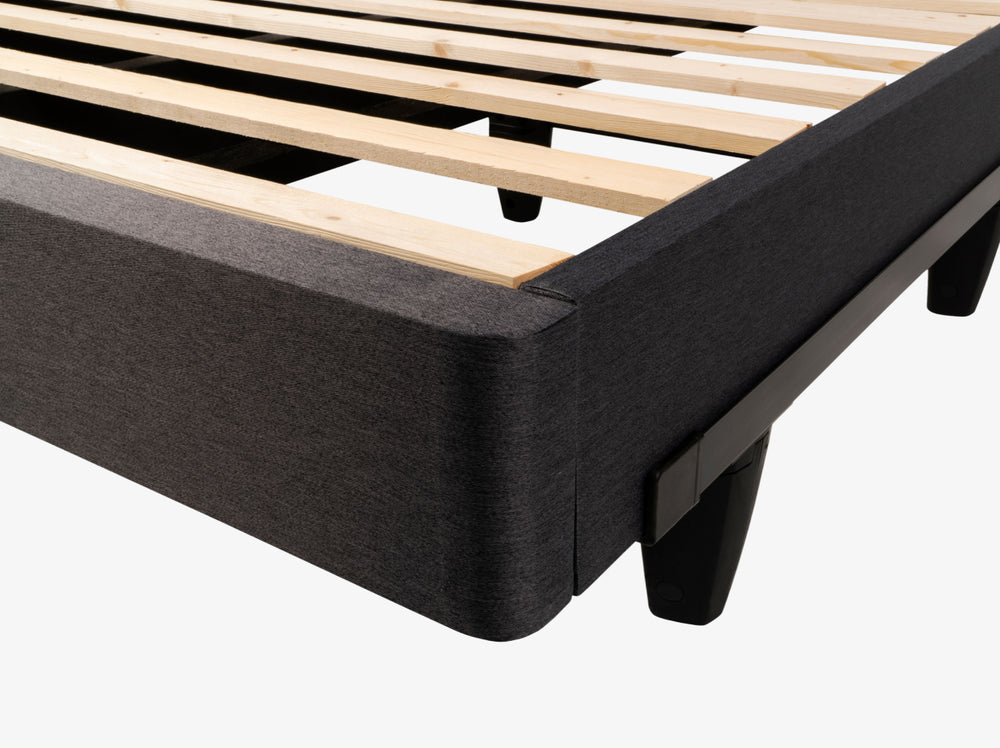 Bed frame close-up detail