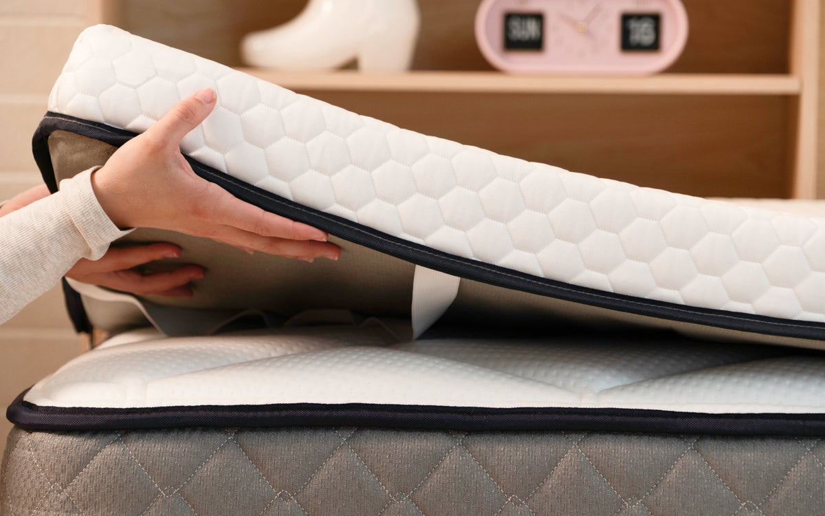 This is the affordable way to elevate your dorm room bed, but does the Brooklyn Bedding Copperflex 310 mattress topper cut it back home?