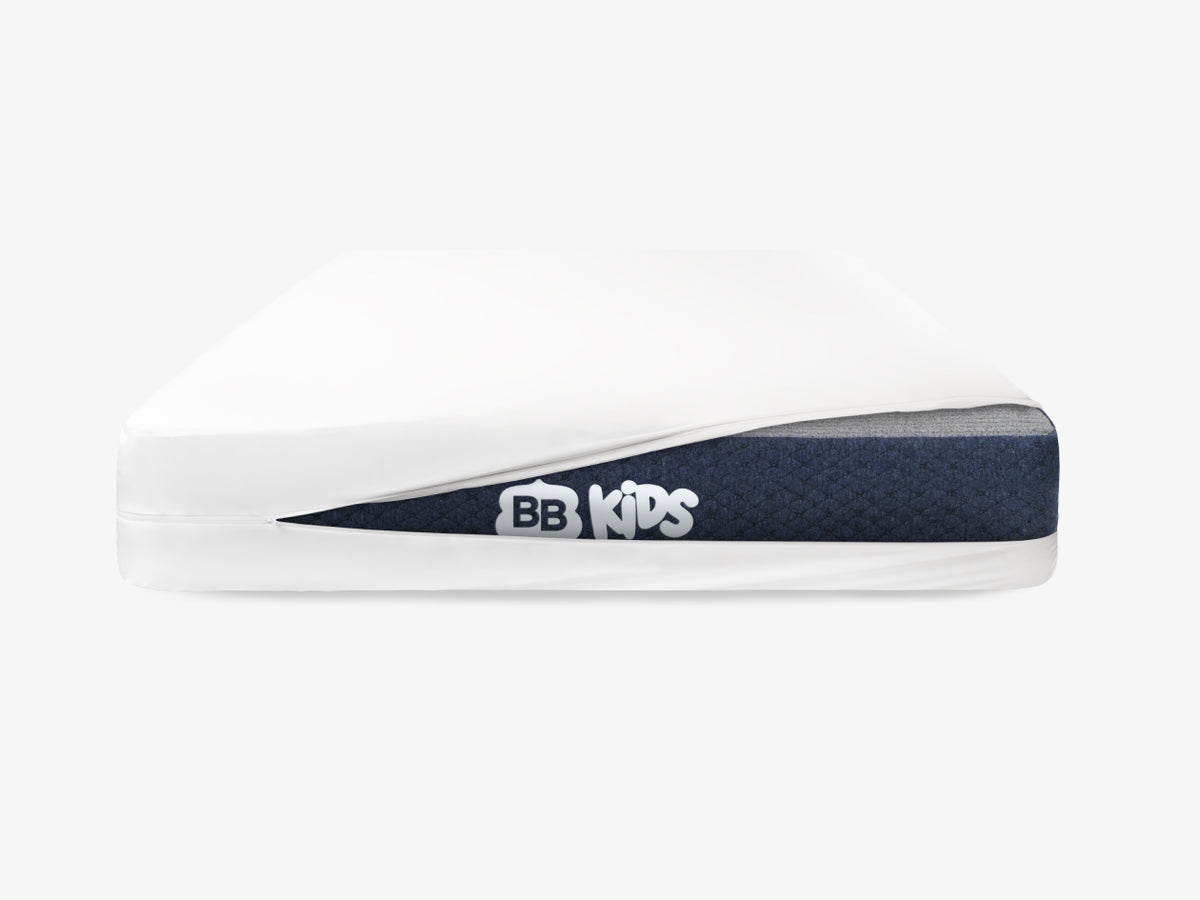 Brooklyn Bedding Kids Mattress Encasement around a kids mattress