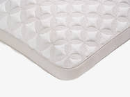 close up texture of Brooklyn Bedding Talalay Latex Pillow corner