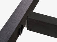 Brooklyn Bedding The Low Profile Foundation close up of frame assembly 