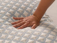 hand press of Brooklyn Bedding Luxury Cooling Gel Memory Foam Pillow
