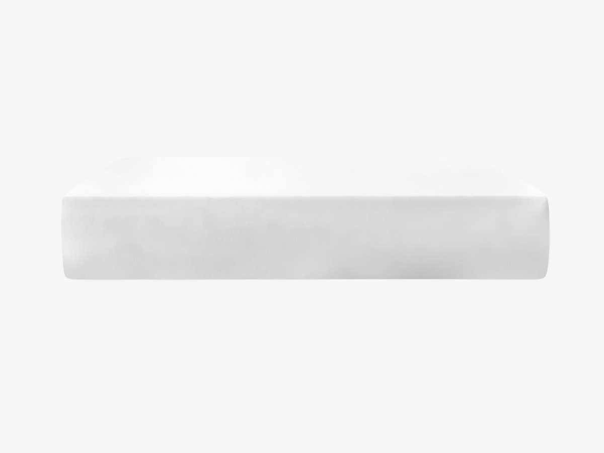 Brooklyn Bedding Deep Pocket Mattress Protector closed front around a mattress