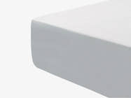 Brooklyn Bedding Deep Pocket Mattress Protector closed close up at corner on mattress