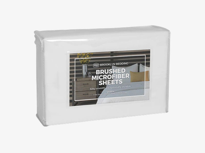 Microfiber sheets packaging display