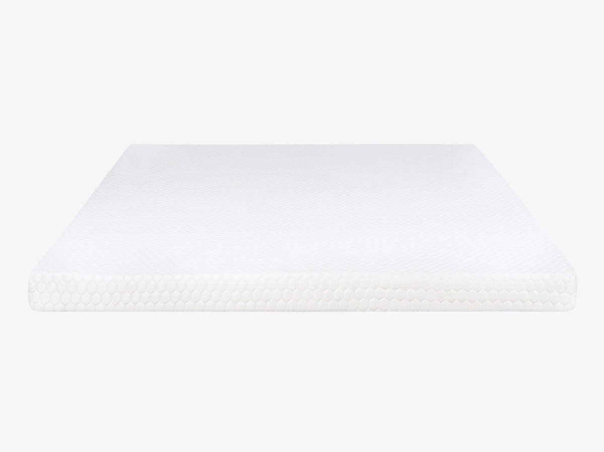 Plank firm topper front with cover