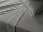 Brooklyn Bedding Deep Pocket Tencel Sheets Silver close up