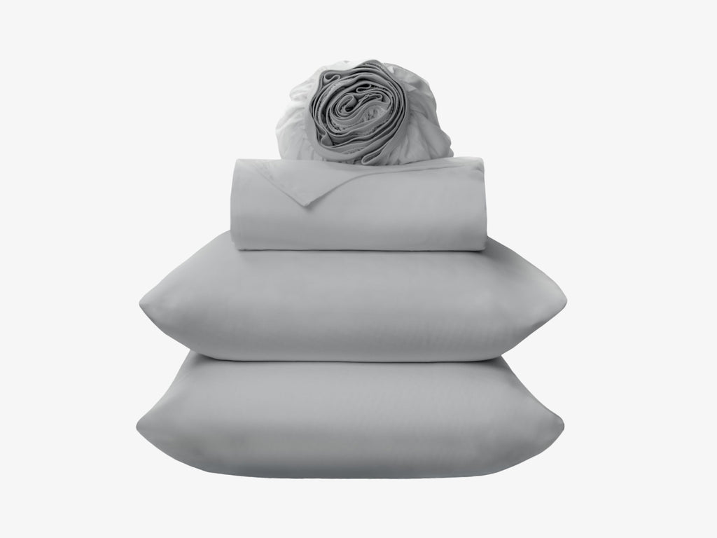 Brooklyn Bedding Deep Pocket Tencel Sheets silver product shot