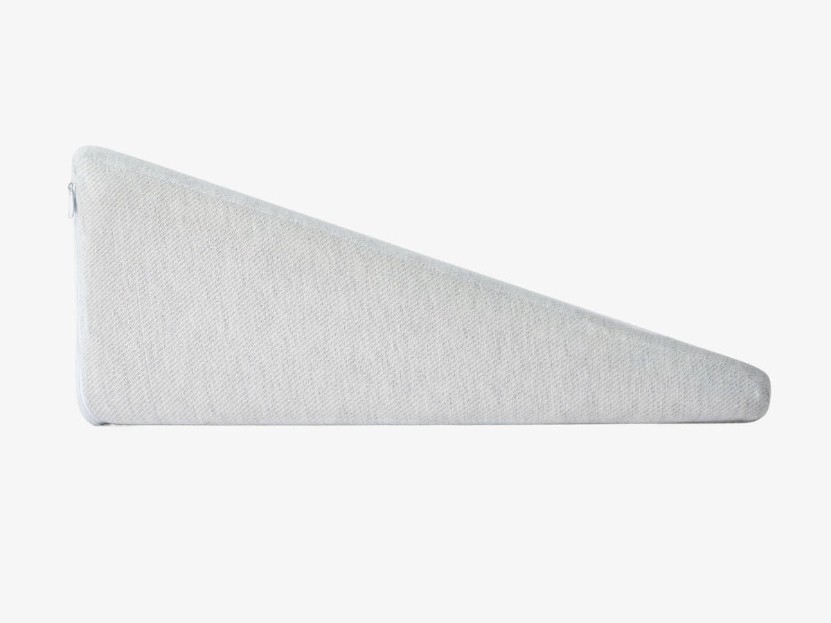 side view of Brooklyn Bedding Wedge Pillow