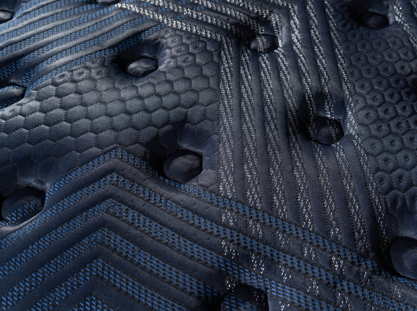 Brooklyn Bedding Aurora mattress GlacioTex cooling layer close-up