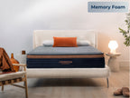 Lifestyle with badge "Memory foam"  Brooklyn Bedding CopperFlex Mattress