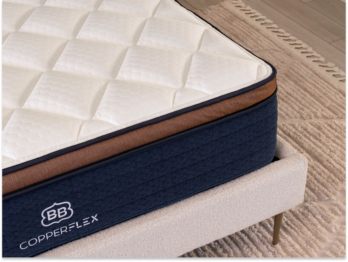 side corner view  of  Brooklyn Bedding CopperFlex Pro