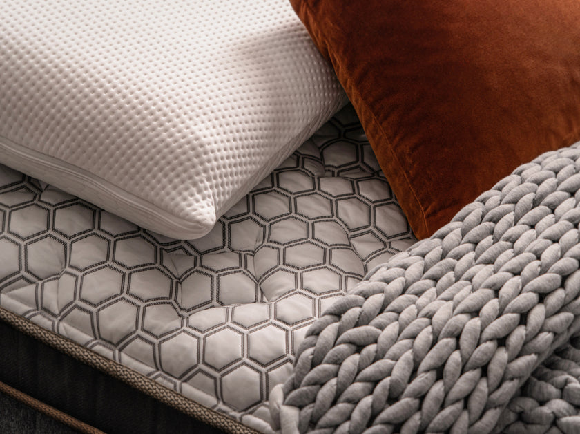 Titan Elite mattress angled view