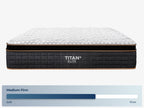 Titan Plus Elite with firmness graphic of medium firm