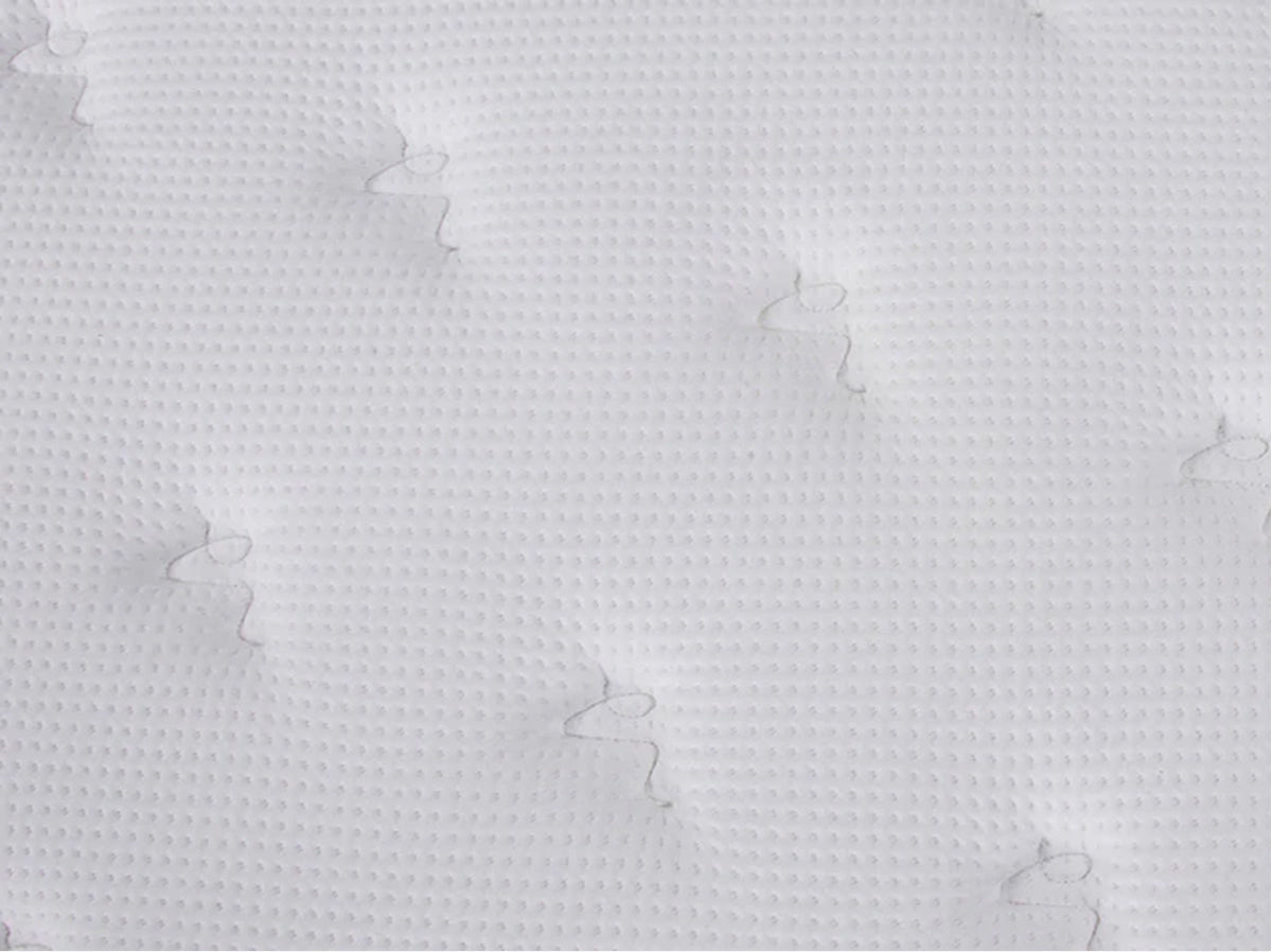 close up shot of top tufted fabric for Titan Plus Luxe