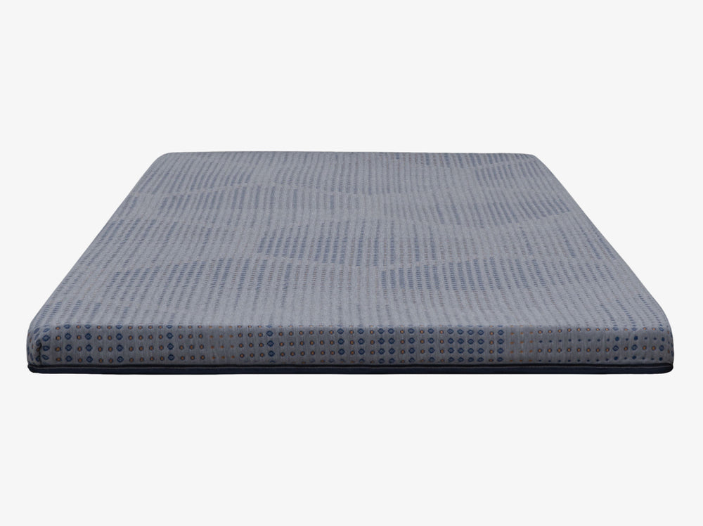 Front view of the CopperFlex 201 Mattress Topper with patterned quilted cover on a neutral background.