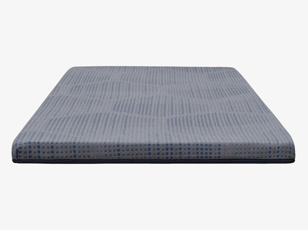 Front view of the CopperFlex 201 Mattress Topper with patterned quilted cover on a neutral background.