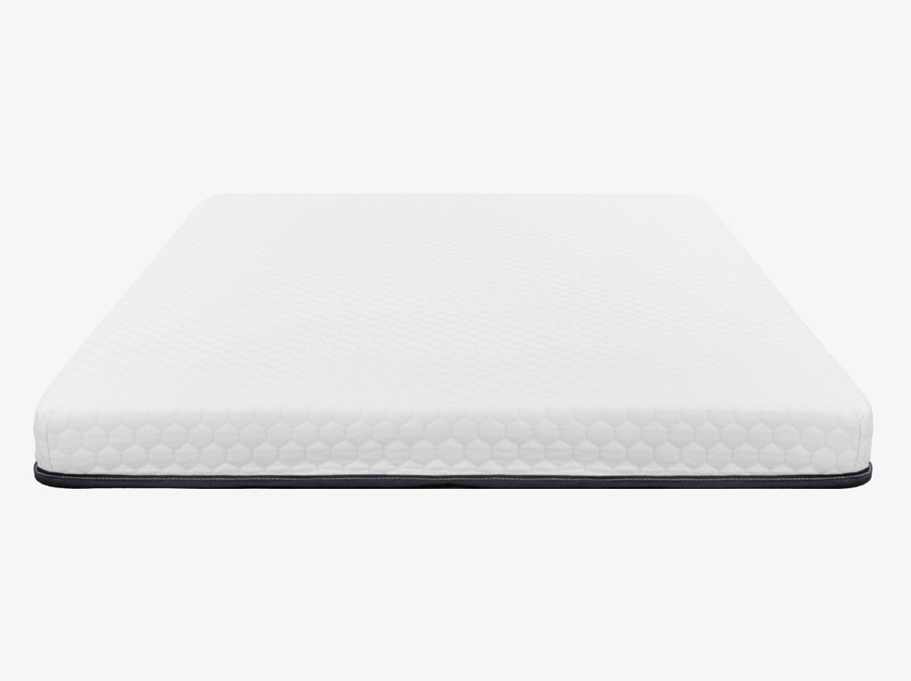 Front view of the CopperFlex 301 Mattress Topper with hexagon-pattern quilted cover on a neutral background