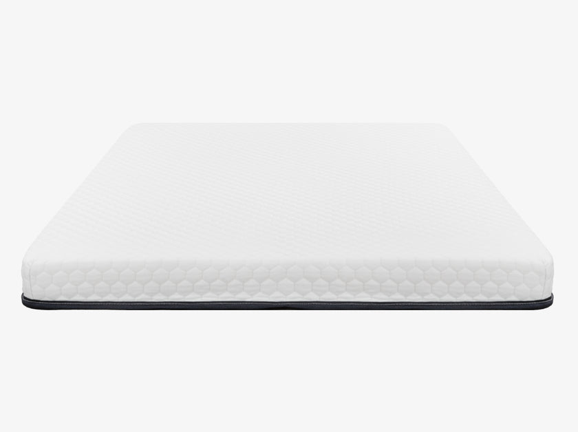 Front view of the CopperFlex 301 Mattress Topper with hexagon-pattern quilted cover on a neutral background