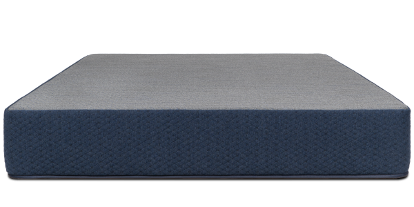 Bedroom scene with  Brooklyn Bedding Dreamfoam Essential Mattress. Badges include 