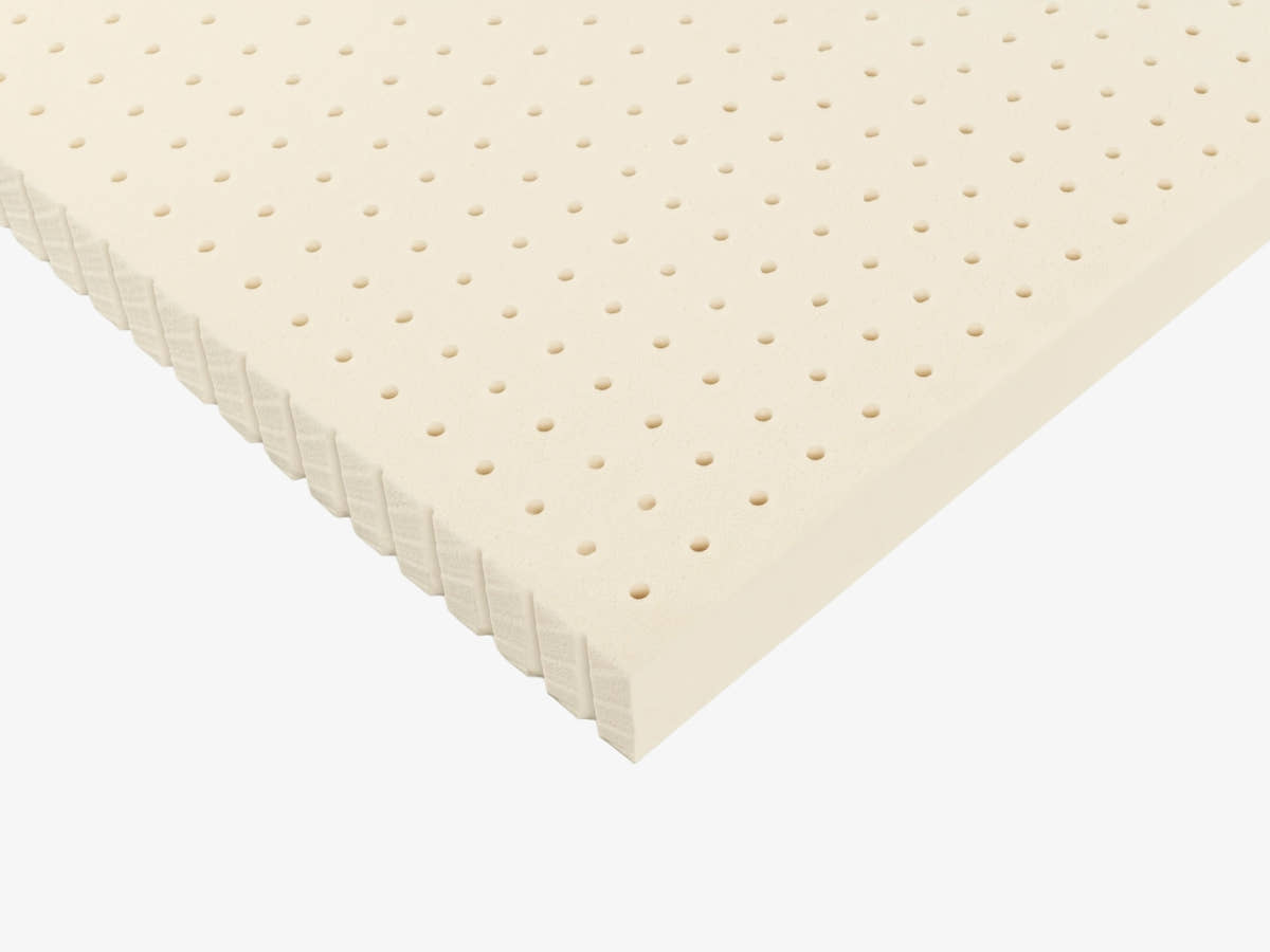 corner shot no cover  Brooklyn Bedding 3” Latex Topper