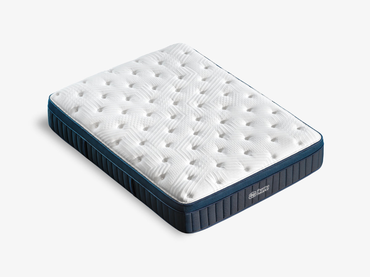 Brooklyn Bedding ThermoBalance LX angled on a light gray background.